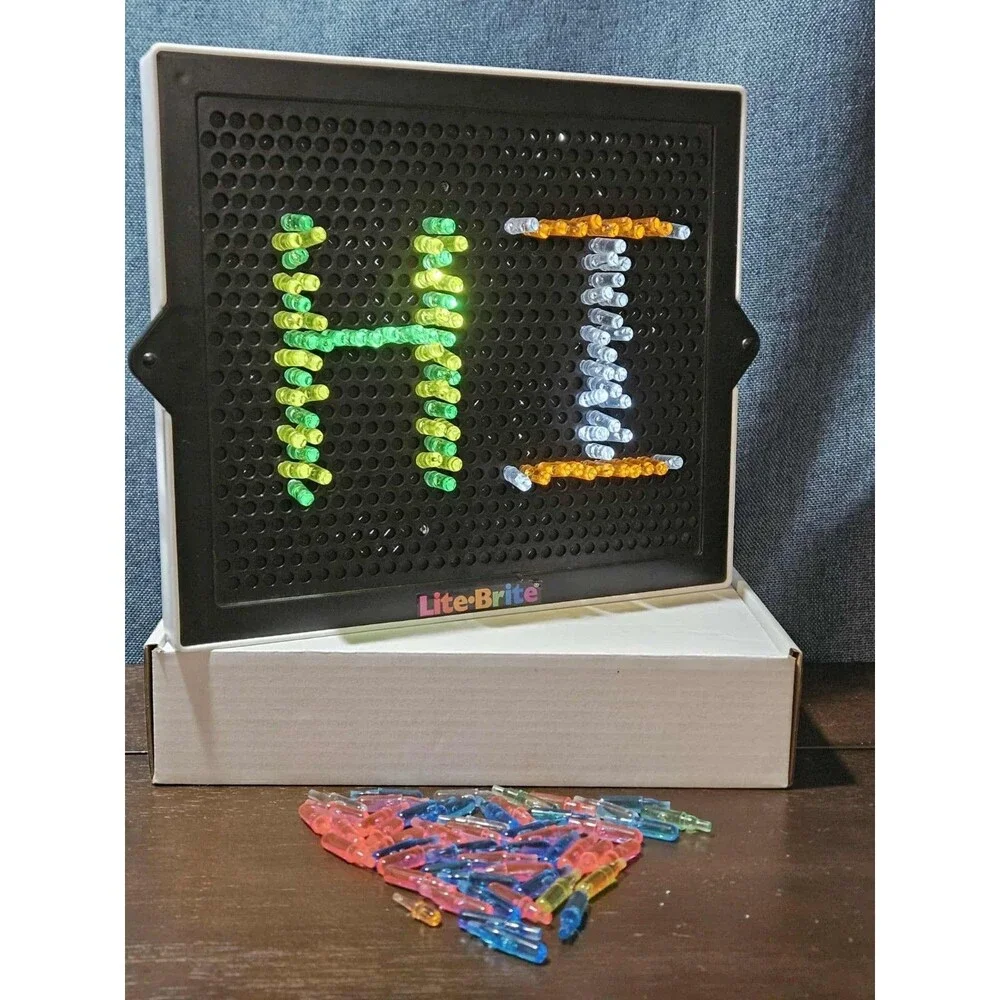 Lite Brite Ultimate Classic Basic Fun | LED Light Up Toy | Retro Style Peg Art